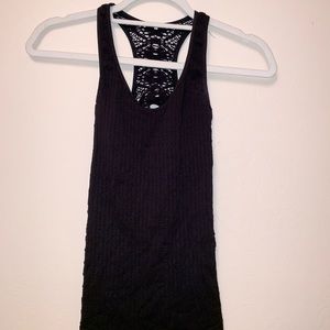 Free People Black Racerback Tank